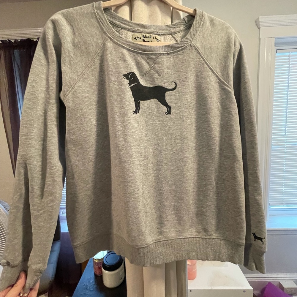 Black Dog grey sweatshirt